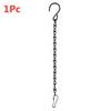 Черные подвесные цепи для цветочных горшков, кормушки для птиц, украшения, подвесы для садовых растений