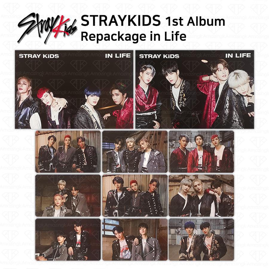 Stray Kids 1-й альбом Переиздание In Life Unit Фотокарточка Почтовая открытка KPOP K-POP