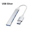 4-портовый концентратор USB 3,0 USB-концентратор Высокоскоростной разветвитель типа c 5 Гбит/с для ПК Компьютерные аксессуары Многопортовый концентратор 4 порта USB 3,0 2,0
