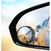 2 шт., автомобильное выпуклое зеркало на присоске для слепых зон HD, широкоугольное регулируемое зеркало заднего вида на 360 градусов, дополнительное вспомогательное круглое зеркало