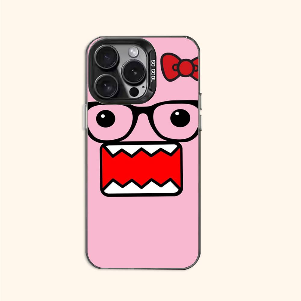 Cute D-Domo K-Kun Case for iPhone 11 12 13 14 15 16 17 Pro Max XS X XR Cover