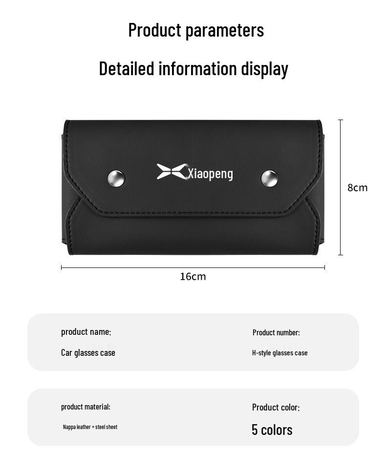 Держатель для автомобильных солнцезащитных очков серии G от Xiaopeng для G6, G7, M03, MONO03G9, P7+, X9, P5, G3i