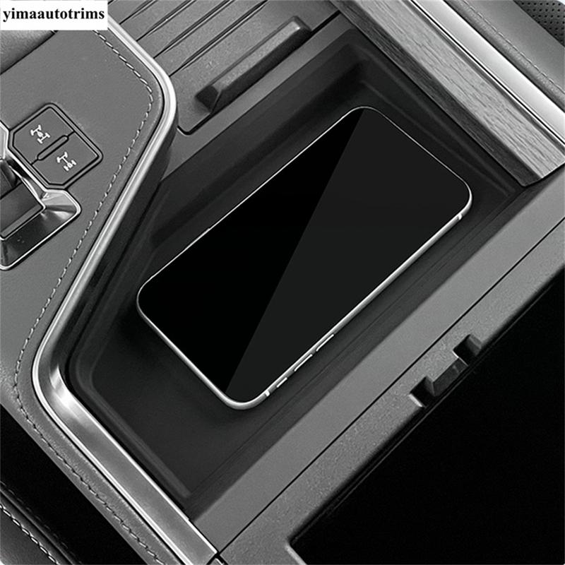 For 2024 Lexus GX550 Car Center Console Wireless Charger Silicone Silica Gel Protection Pad Interior Accessories Modification