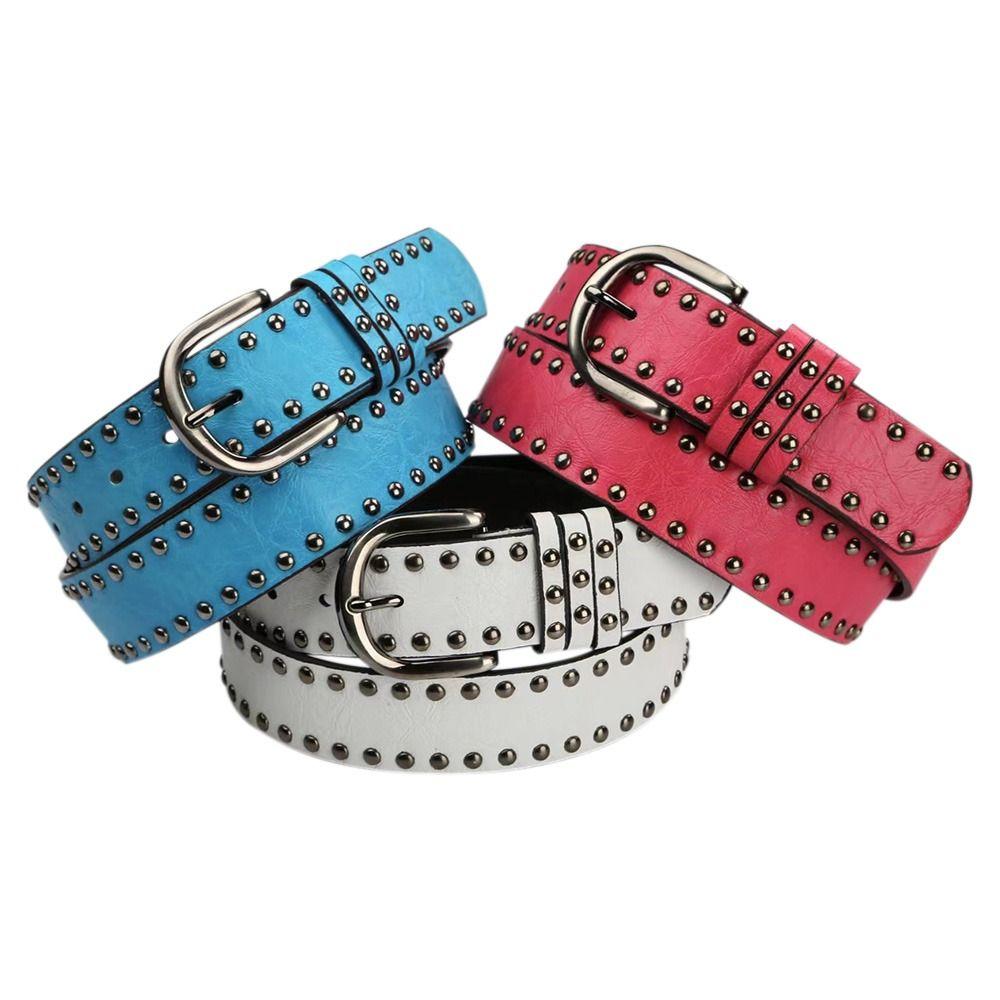 Роскошный брендовый дизайн, пояс с пряжкой, готический кожаный ремень, женский ремень для платья, пояс с заклепками