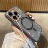 Роскошный прозрачный чехол MagSafe для iPhone 16 Pro Max 12 13 14 15 Plus 16Pro Беспроводная зарядка iPhone16 Магнитная крышка Аксессуары etui