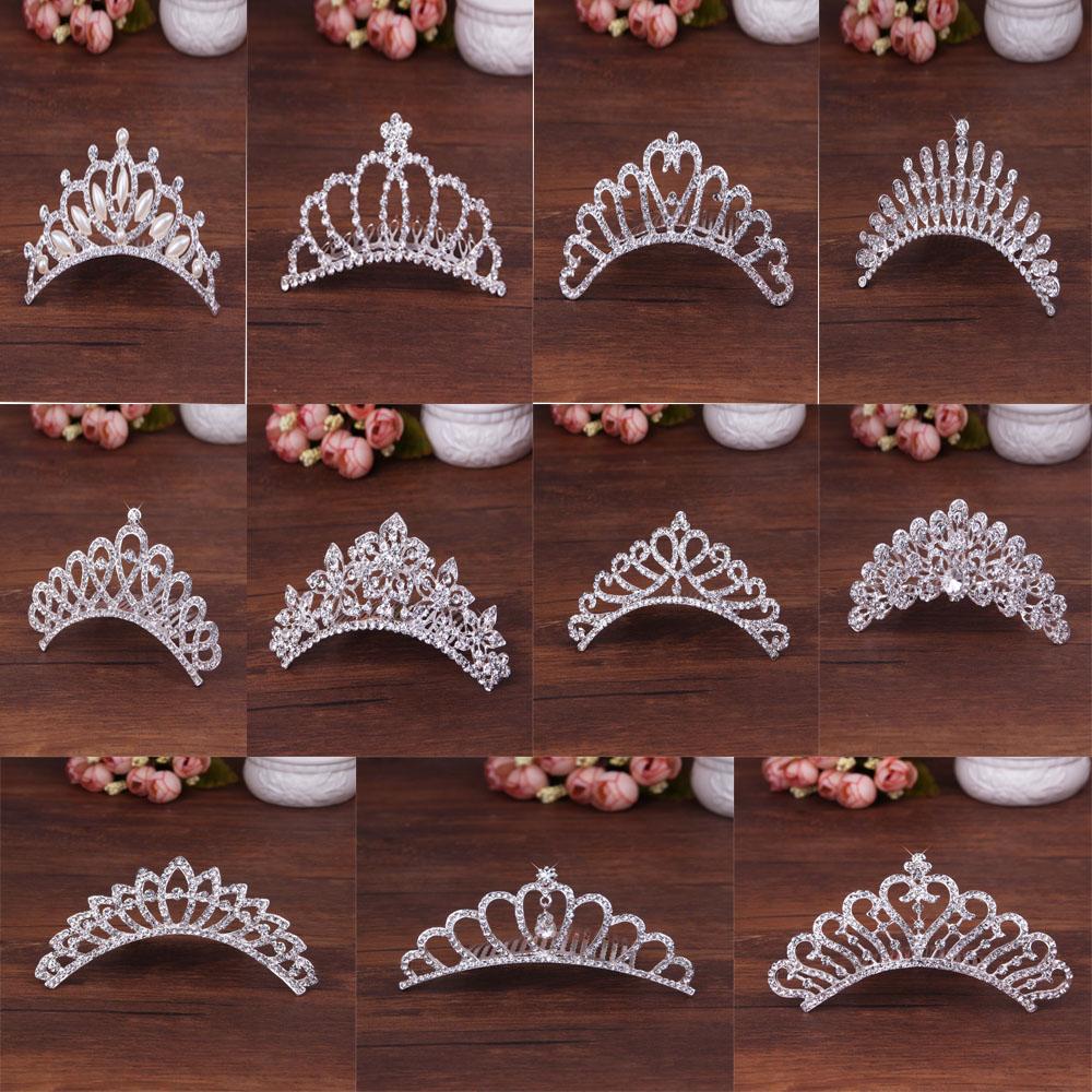Shiny Crown Headband Tiara Hair Styling Accessories Wedding Jewelry Headwear Fashion Accessories