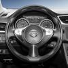 Подходит для Nissan Рулевое колесо с текстурой под карбон, с сегментированным дизайном и быстрой фиксацией, прочное, для Rogue X-Trail Kicks Qashqai Sentra