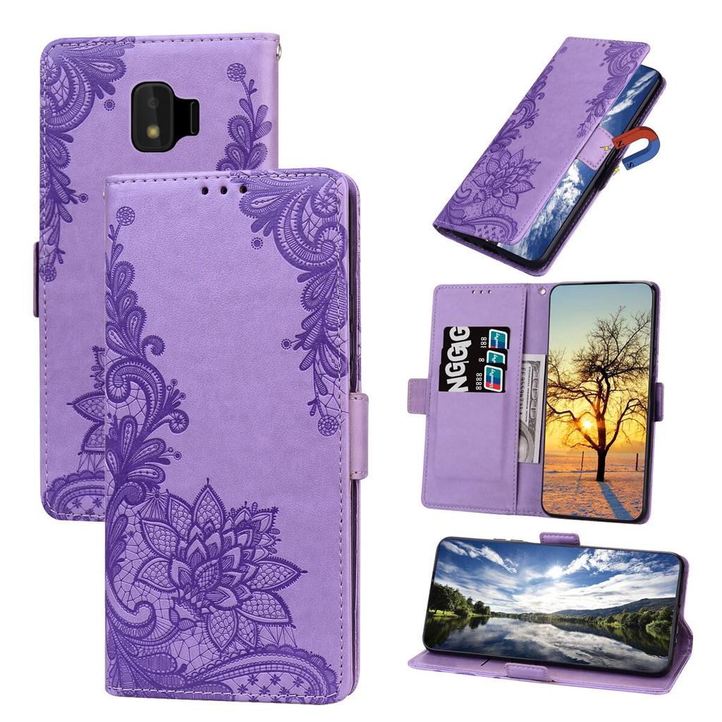 Floral Leather Flip Case For Samsung Galaxy J3 J4 J5 J6 J7 A10 A20 A30 A40 A50 A11 A21S A31 A41 A51 A02 A12 A22 A32 A42 A52 A72 M32 M31 Wallet Cover
