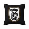 PAOK Греческий Футбол Спортивные Фанаты Из Салоник Площадь Наволочка Чехол для Подушки Чехол для Подушки Покрывало для Дивана Дома