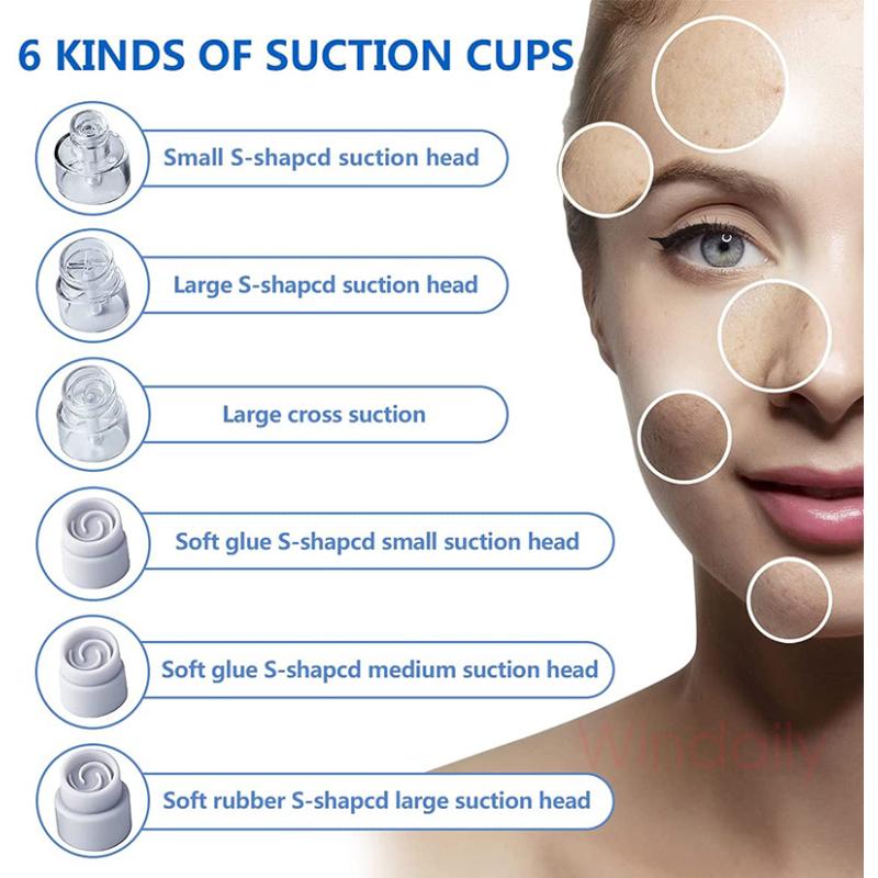 2024 Blackhead Remover Pore Vacuum Cleaner Electric Micro Small Bubble Facial Cleasing Machine USB Rechargeable Beauty Device