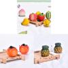 Милые и креативные миниатюрные фрукты из смолы для DIY-поделок и декора