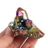 Healing Crystals Rainbow Titanium Crystal Cluster Stone Ornaments Reiki Stone Specimen Mineral