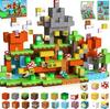 Магнитный набор строительных блоков «Лес» Minecraft для детей