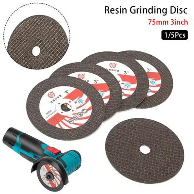 1/5Pcs Hand Tool Accessory Resin Grinding Disc Polishing Sheet  For 12V Mini Angle Grinder