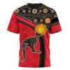 Новинка 2023 года, футболки с 3D принтом «Кенгуру аборигенов Австралии» и изображением коренных народов Австралии для мужчин и женщин, летние крутые футболки