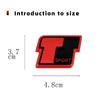 Car Sticker T Sports Sticker Emblem Badge Rear Trunk Decal for Toyota RAV4 Corolla
