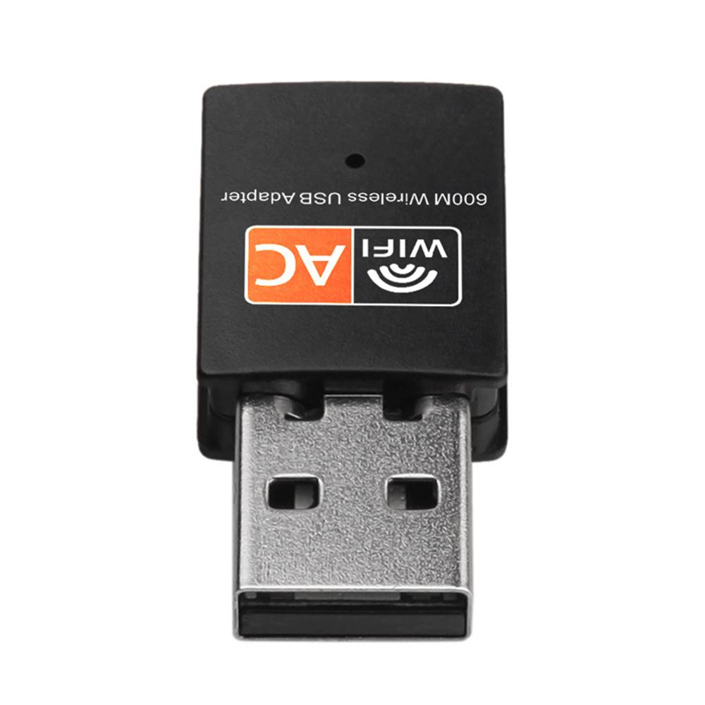 Двухдиапазонный беспроводной USB-адаптер 600 Мбит/с, 2,4 ГГц + 5 ГГц для MAC Windows