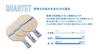 VICTAS Table Tennis Racket Quartet VFC Penholder with Special 028403 (Chinese Style) Offensive, Material,