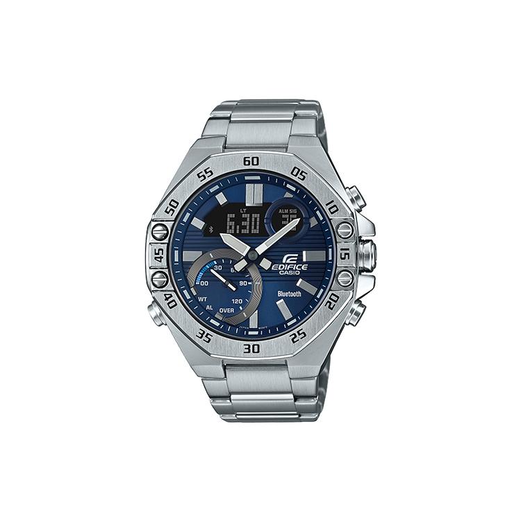Casio Мужские часы EDIFICE 51 мм Синие ECB-10YD-2A ECB-10YD-2A