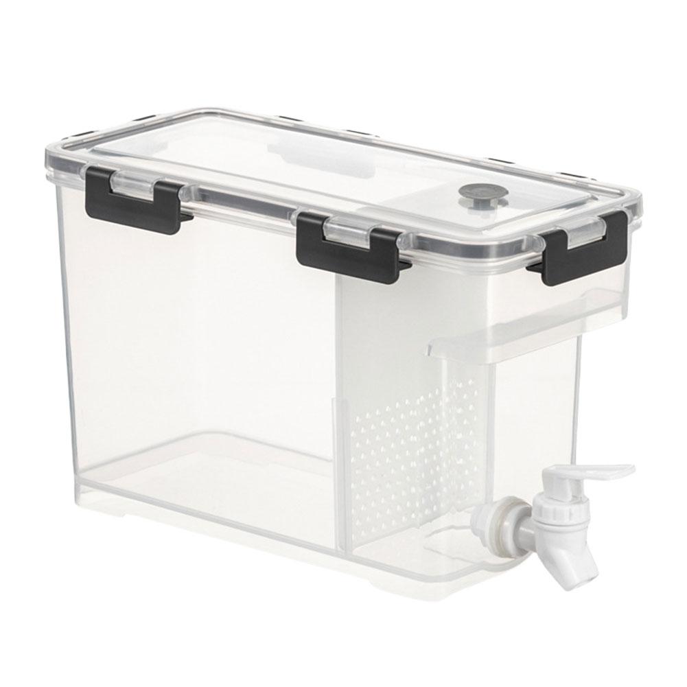 3.5L Drink Dispenser Fridge Beverage Dispenser with Spigot Beverage Liquid Drink Container for Summer Juice Cold Water