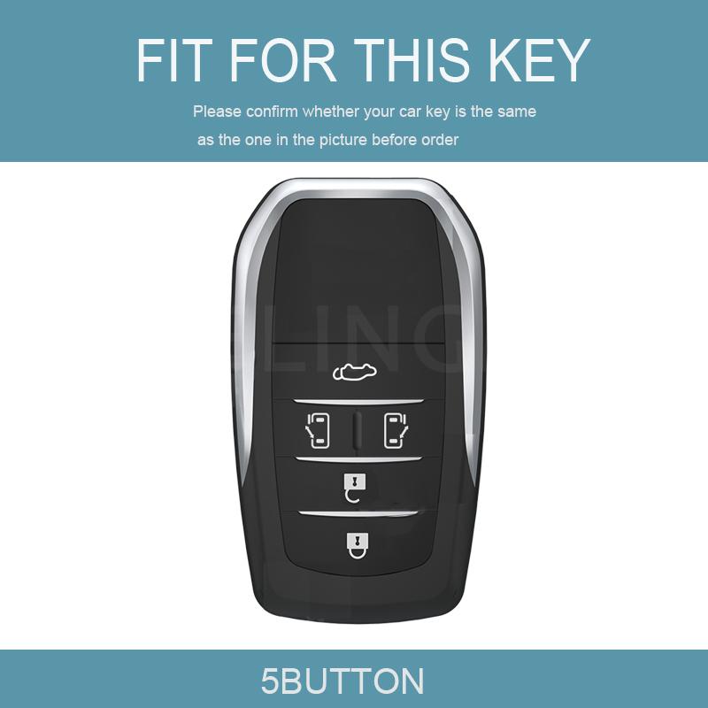 Для Toyota Alphard PREVIA Voxy Noah Esquire Vellfire Harrier Чехол для ключа автомобиля Кейс Пульт Дистанционного Управления Корпус Брелок Держатель Аксессуары