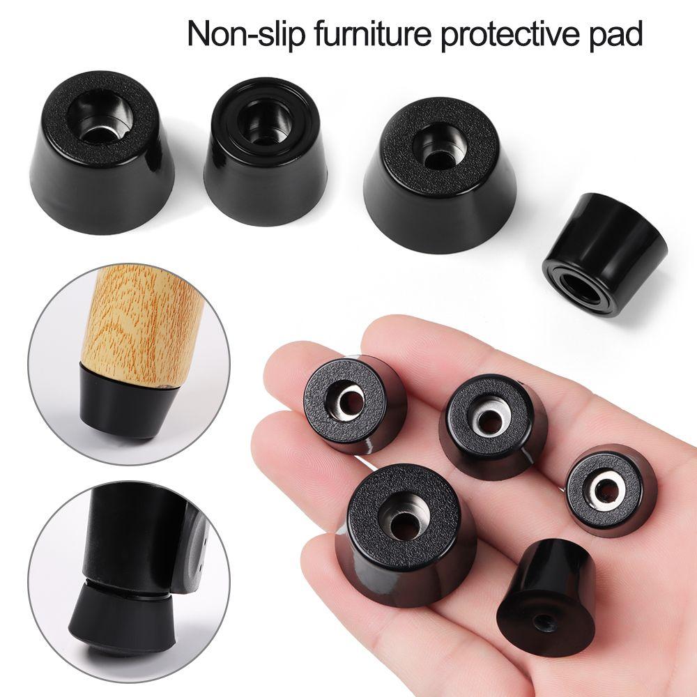 10 pcs Safe Cabinet Speaker Cushion Tapered Protective Pad PVC Foot Mat Furniture Slip Feet