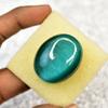 108 ct Cabochon Shape Natural Indian Cat'S Eye Green Loose Gemstone for Jewelry Making and Crafts