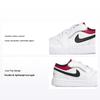 Air 1 Low ALT PS Белые спортивные красные детские кроссовки Черные BQ6066-118