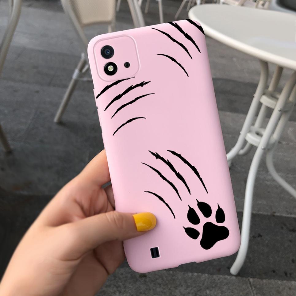 Канди Чехол для телефона Для Realme C11 2021 Чехол 6.52" Мультяшный Детский Девочка Задняя крышка Оболочка Для Oppo Realme C11 C 11 RMX3231 Силиконовый