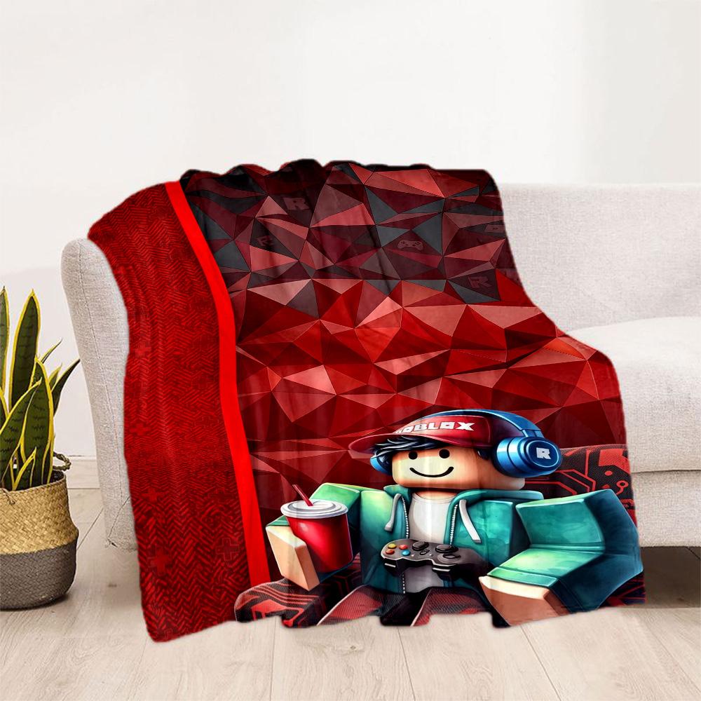 Roblox 63 Blanket Soft & Cozy Great for Couch Sofa Seaside Four Seasons Universal Digital Print Gift for Travel Home Birthdays
