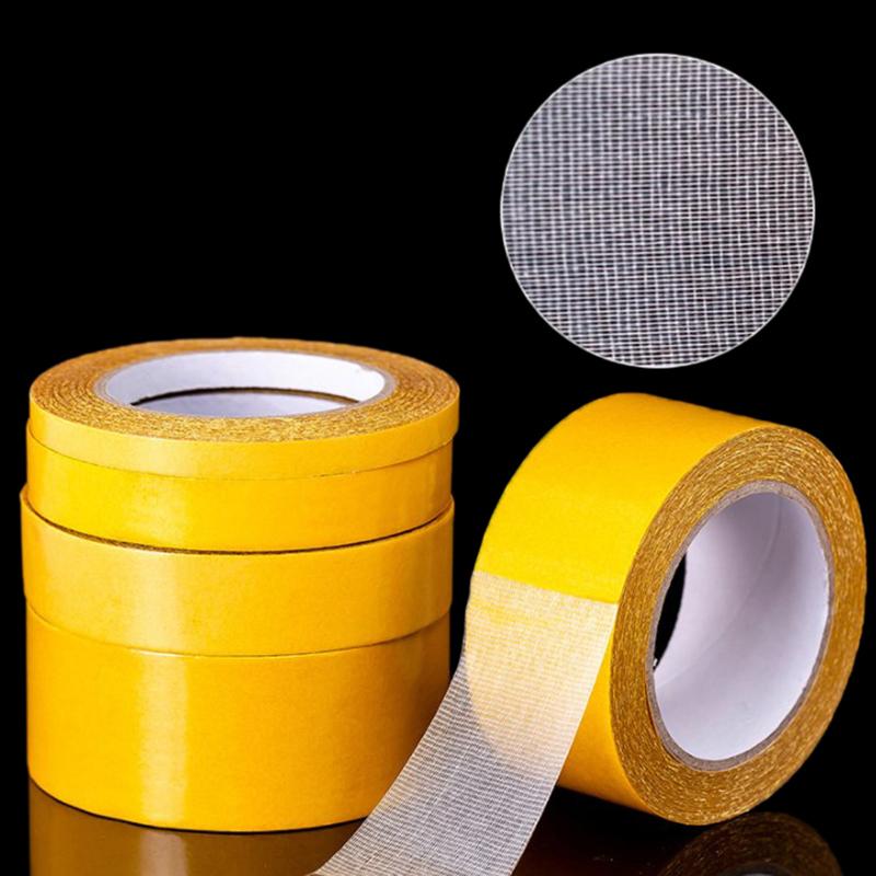 5 м/10 м сильная фиксация двусторонняя лента-основная лента полупрозрачная сетка водонепроницаемая бесследная клейкая лента высокой вязкости для ковров