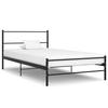 VidaXL Bed Frames Black Metal 100 X 200 Cm