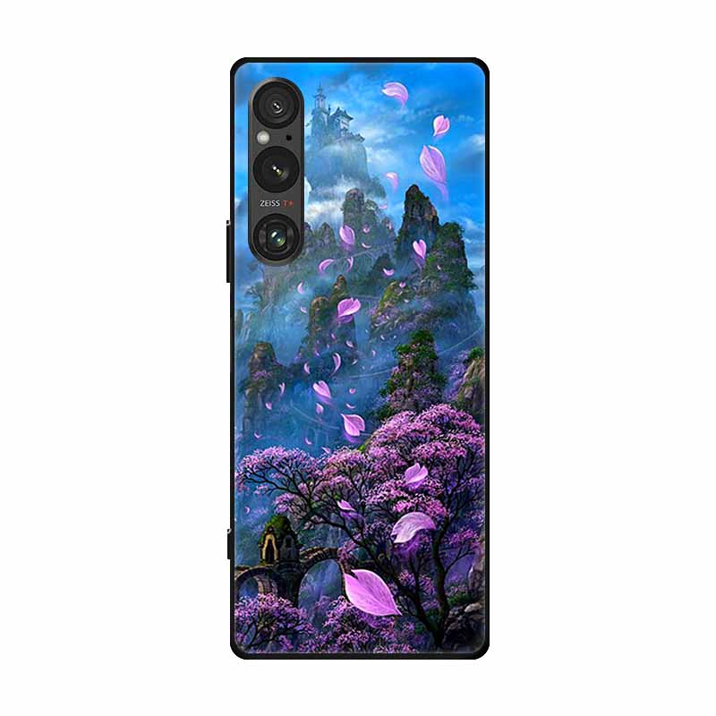 Чехол для Sony Xperia 1 V Чехол Xperia1V Силиконовая задняя крышка Чехол для телефона Для Sony Xperia 1 V Мягкий чехол Xperia1 V XQDQ62/B XQ-DQ72 Coque