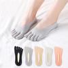 Fashion Thin Sock Slippers Women Invisible Silicone Anti-Skid Five Finger Socks