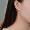 Love Planet Four-Star Earring Stud Asymmetrical Exquisite Temperament Niche Earrings