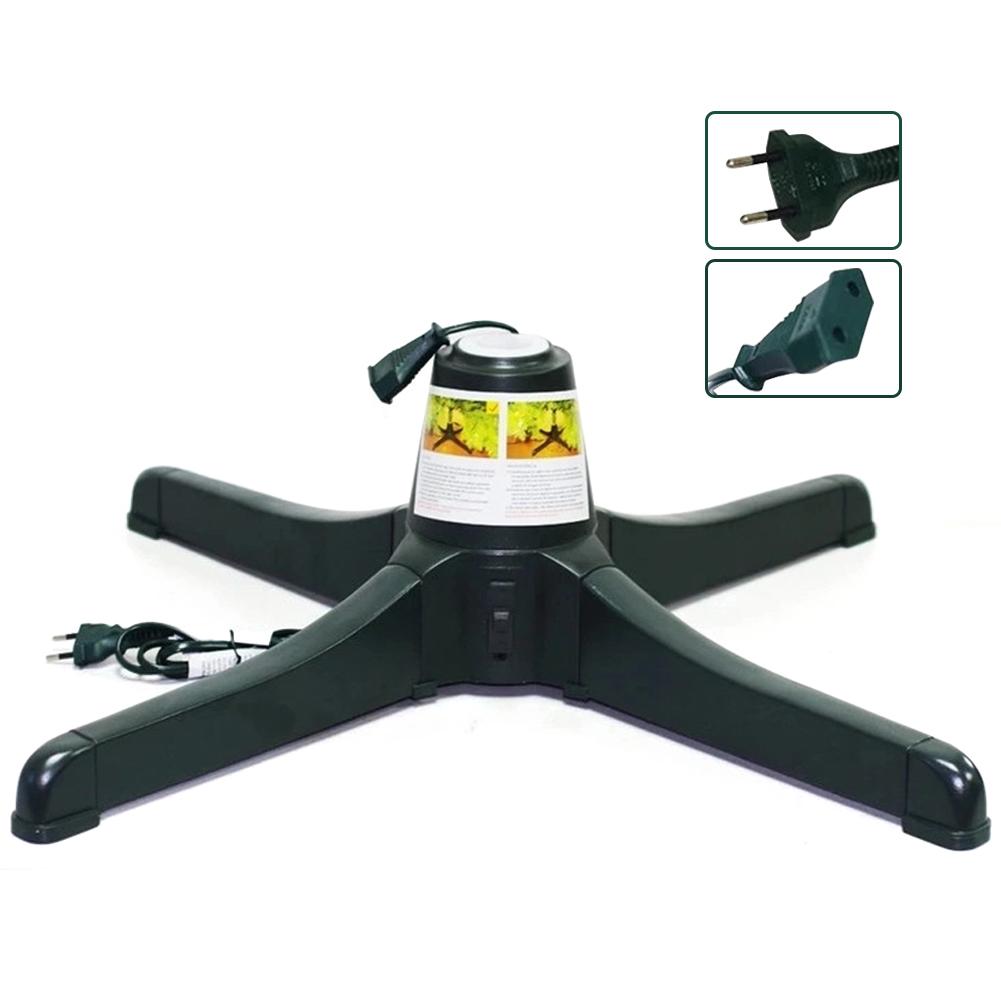 Вращающаяся подставка для рождественской елки, пластиковая регулируемая подставка для рождественской елки, вращающаяся подставка для искусственной елки высотой до 7,5 футов