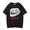 Мем Trollface Rage Comic Смешная Шутка Тролля Интернет Унисекс Унисекс Футболка Хлопок Высококачественная Футболка