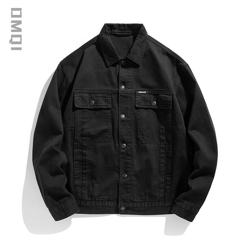 Мужская джинсовая куртка свободного покроя с лацканами, мужская свободная куртка American Flight Tooling большого размера