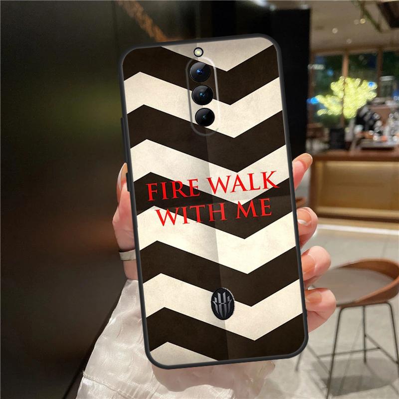 Чехол 'Fire Walk With Me' из Твин Пикс для ZTE Nubia Red Magic 8 8S 9 9S 10 10S 11 Pro Plus 6 7 6S 7S Для RedMagic 10 Air Чехол