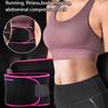 Sweat Fitness Belt With Pockets For Women's Sports Running Fat Burning Slimming Plastic Waist Body Shaping Protective Belt