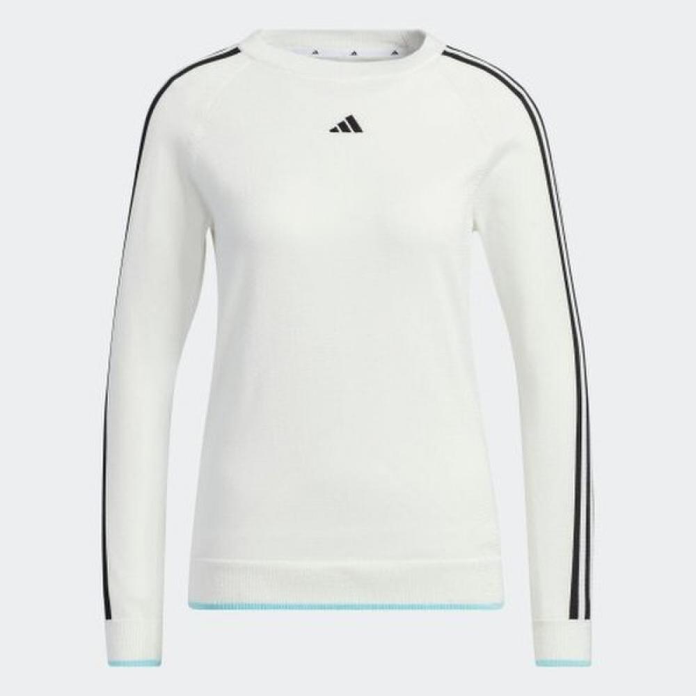 Adidas Golf 23 YearS SS Women S Three Line Crewneck Sweater Hz9219