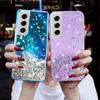 Мягкий силиконовый чехол из ТПУ с блестками и звездами для Samsung Galaxy S22 Ultra S21 S20 A23 A33 A53 A73 A04S A13 A22 M13 M23 M32 M53 5G 4G, блестящий чехол с блестками