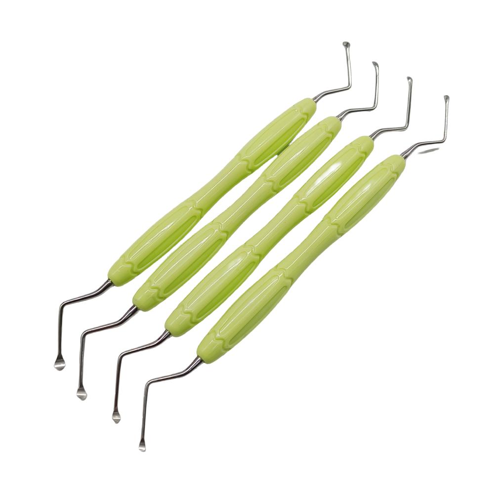 Высококачественная ручка для стоматологического скалера Ложка для чистки зубов Экскаватор Инструменты для реставрации Высококачественный инструмент-ложка с длинным наконечником