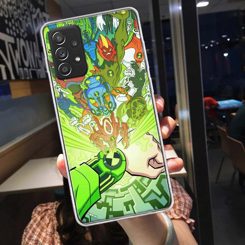 Ben Cartoon 10 Phone Case for Samsung A54 A57 A37 A17 A14 A15 A12 A24 A34 A55 A35 A25 A52S A07 A05S A04S A22 A32 A72 Galaxy Note