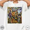 Comfort Colors® Cubism Jack O Lantern Shirt, Halloween Art Tee, Pumpkin Tshirt, Art Teacher Gift, Art Lover Gift, Spooky Season Present