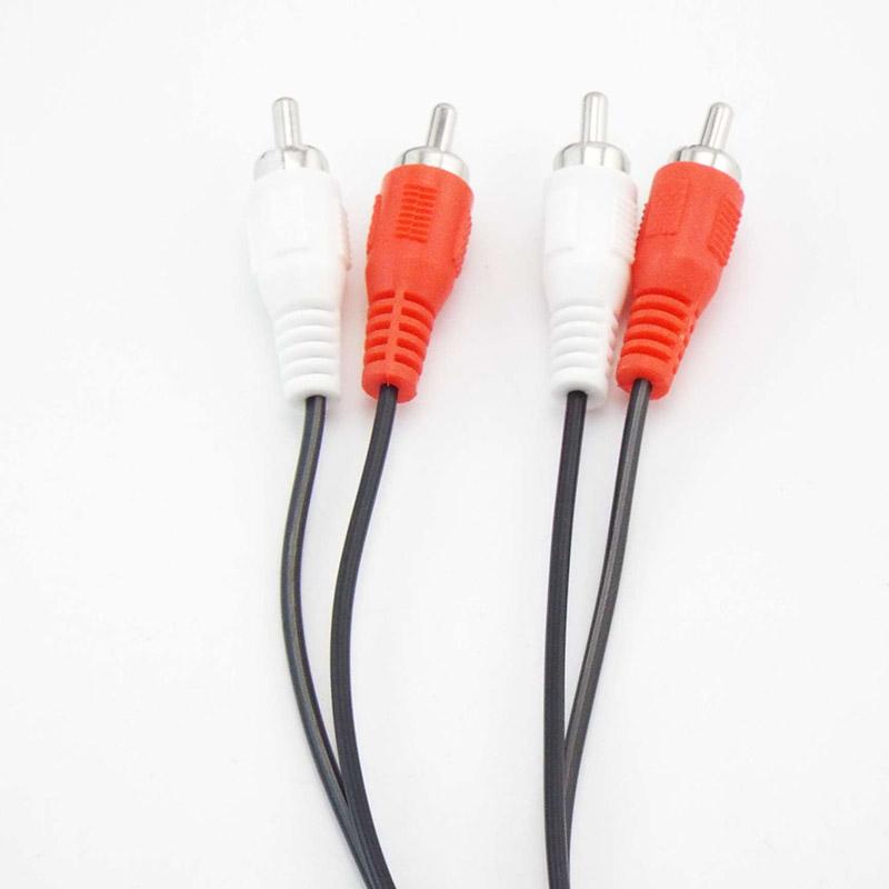 1 м, 3 м, 5 м, 2-полосный 2 RCA штекер на 2 RCA штекер, аудиокабель, стерео двойной шнур, удлинитель, AV-разъем, провод для DVD, ТВ, CD, усилитель звука