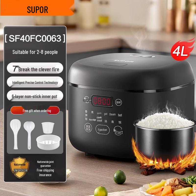 Умная рисоварка Supor, 5 л на 4 человека, Синий Алмаз, Модель 50FC871/40FC871