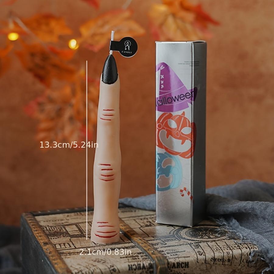 1 шт. Хэллоуин Тыква Свеча Палец Череп Голова Ароматизированная Свеча Украшение для Вечеринки Орнамент Подарок Реквизит для Фотографии
