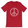 War Peace T-Shirt. 100% Cotton Premium Tee NEW