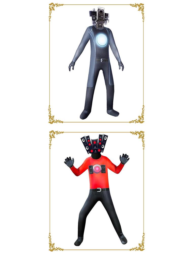 Centaur Toilet Man Halloween Cosplay Onesie - European & American Fantasy Style